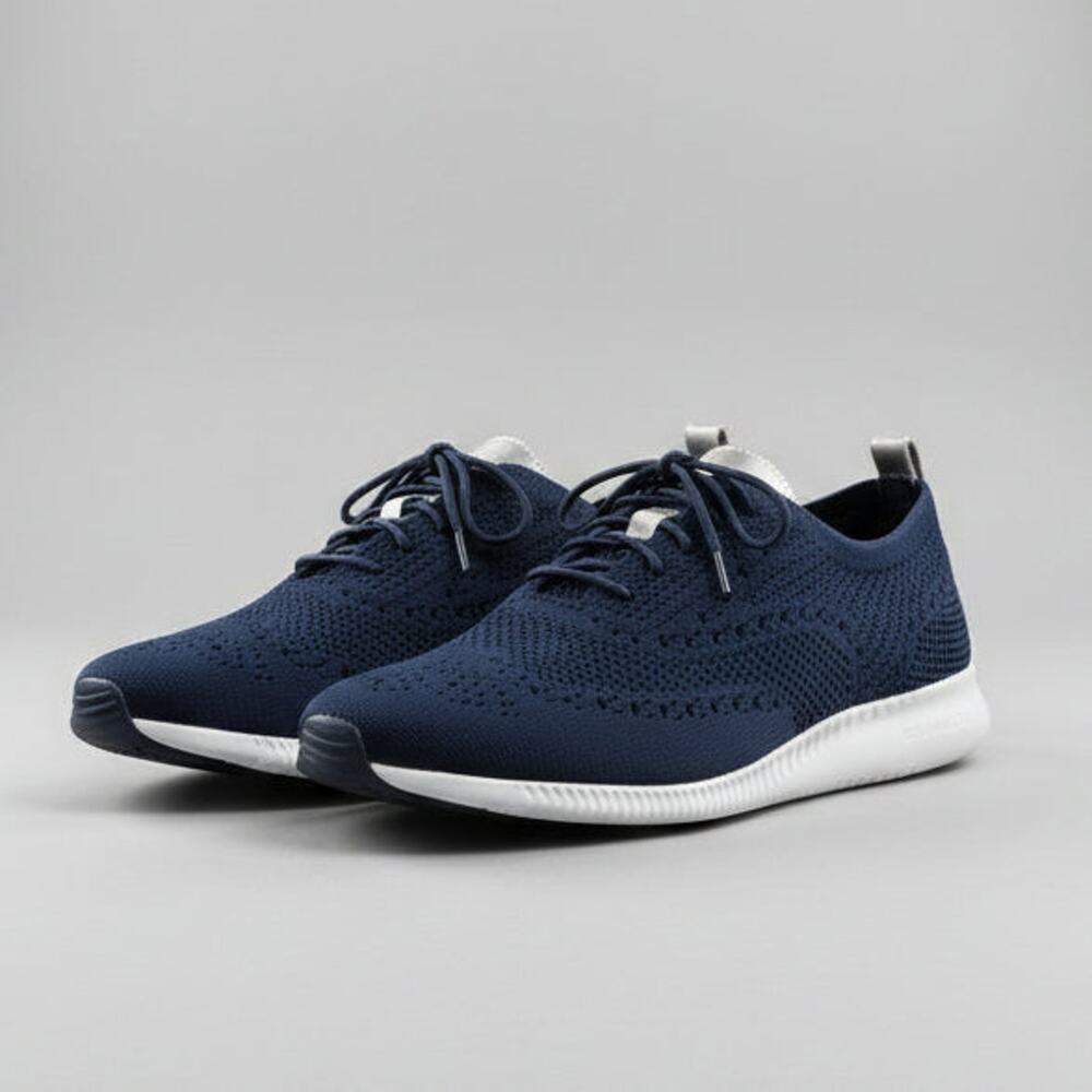 Cole Haan navy Zerogrand Stitchlite Wingtip Oxford sneakers, Size 9, BRAND NEW!